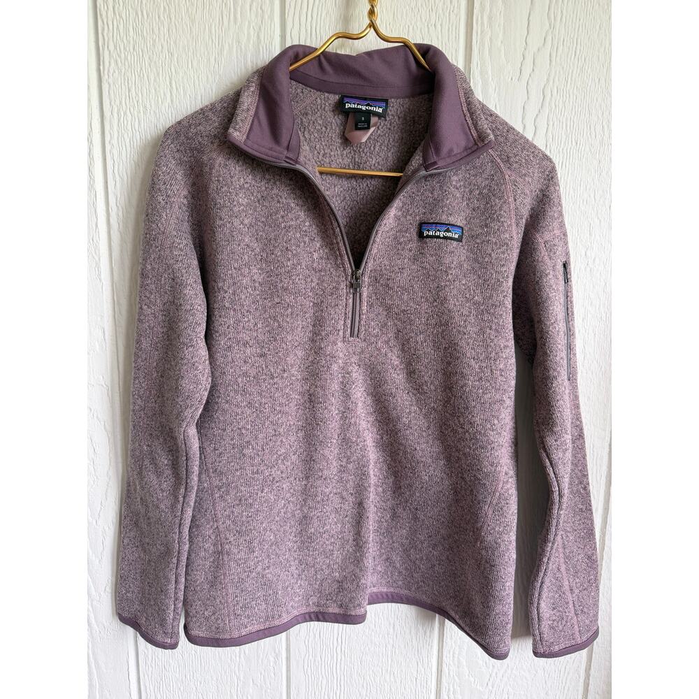 Patagonia Women's Better Sweater 1/4-Zip Purple, Small